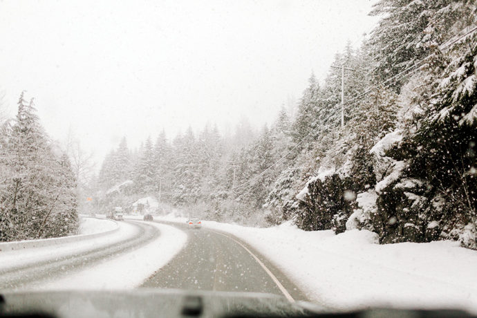 driving in winter in Denver