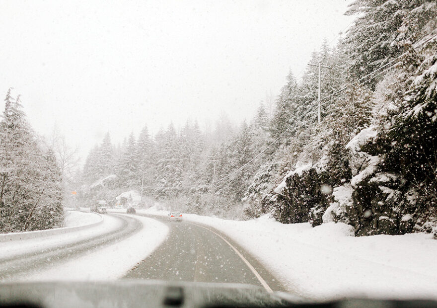 driving in winter in Denver